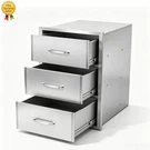 Stainless Steel Access Bbq Island Kitchen Outdoor Drawers. Fixed Price $160.55.
