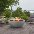 Dustyview 42-IN Round Concrete Propane Fire Bowl Ash By Bbqguys Signature. Fixed Price $3199.00.