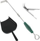 Grill Grate Lifter Gripper And Ash Tool Set For M/l Big Green Color.... Fixed Price $57.98.