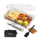 Adjustable Grill Basket W/removable Handle - 4 Levels Of Adjustment... Fast Ship. Fixed Price $68.99.