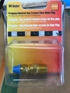 Mr. Heater 1/4 In. Dia. Brass Male Pipe Thread Excess Flow Plug F276328. Fixed Price $17.99.