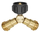 Dozyant Propane Splitter, Tank Adapter With Valves, 2 Way Lp. Fixed Price $22.39.