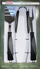 New Coleman 3-PIECE Stainless Steel Fork Spatula & Tong Bbq Tools Grill Set. Fixed Price $12.95.