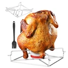 Shikori Beer Can Chicken Holder For Grill Oven Smoker Sturdy,stainless Steel .... Fixed Price $27.53.