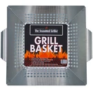 Professional Grade Stainless Steel Grill Basket, Bbq Accessories, Meats, Vege.... Fixed Price $25.87.
