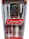 Coleman 3-PIECE Bbq Tool Set. Stainless Steel With Rubber Handles. Fixed Price $31.96.