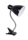 Living Accents 12 In. Satin Black Gooseneck Clip-on Lamp. Fixed Price $18.14.