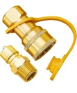 1/2 Gas Quick Kit,lp Disconnect Connector & Male New. Fixed Price $16.00.