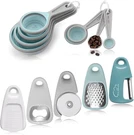 Kitchen Gadgets Set 13 Piece, Space Saving Cooking Tools Includes Cheese Grat.... Fixed Price $28.88.