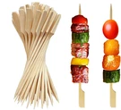 6 Inch Bamboo Skewers 200 Pcs Wooden Sticks For Fruit Kabobs, Yakitori. Fixed Price $10.92.