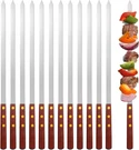 Cunhill 12 Pcs 17.7 Inch Kabob Skewers For Grilling 0.4 Wide Flat Blade Thi. Fixed Price $46.99.