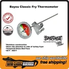 Bayou Classic Stainless Steel 12" Thermometer With Clip Turkey Frying 5025. Fixed Price $14.88.