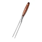 11.5 Inch Meat Fork Stainless Steel Carving With Wooden Handle Two Prong. Fixed Price $21.92.
