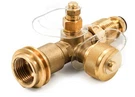 Camco 59123 Brass Tee W/4 Ports, W/5' & 12' Extension Hoses, Clamshell. Fixed Price $126.35.
