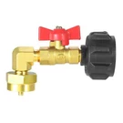 QCC1 Propane Refill Elbow Adapter With On/off Control Valve 90 Degrees. Fixed Price $18.91.