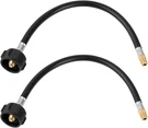 15 Inch Rv Propane Hose With 1/4" Male Npt & QCC1 Inlet, Camper For. Fixed Price $23.99.