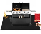 Under Grill Mats For Outdoor Deck Protector - Black Bbq... Fast Ship. Fixed Price $41.99.