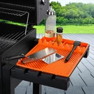 Silicone Tools Mat For Griddle Kitchen With Drip Pad Bbq Orange. Fixed Price $16.86.