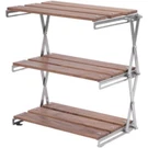 3-TIER Storage Shelf Racks, Folding For Outdoor Camping. Fixed Price $35.99.