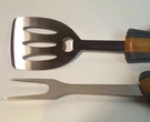 Protocol Grilling Bbq Spatula Fork Knife Folding Camping Outdoor Cook Tool Set. Fixed Price $15.95.