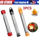 3X Outdoor Pocket Bellow Stainless Steel Telescopic Fire Tube Blowpipe Tool. Fixed Price $6.29.