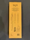 Dynaglo 3 Piece Grill Tool Set - Stainless Steel Tongs Brush Spatula Brand New. Fixed Price $29.85.