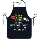 Wodealmug Funny Kitchen Apron For Women Cute With Pockets - Kiss The Cook And.... Fixed Price $18.90.