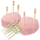 Tablecraft 3.5" Bamboo Wood Steak Markers (130 Per Pack) Meat For. Fixed Price $13.79.