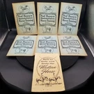 1944 Prof Beery Horse Training Books 1-6 + 1967 Pete Moss Rodeo Western. Fixed Price $54.99.