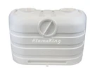 Flame King Compatible With Dual 20LB Lp Propane Tank Light Plastic He. Fixed Price $55.43.