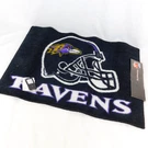 Baltimore Ravens Nfl Fanmats Door Floor Helmet Accent Rug 19" X 28". Fixed Price $39.99.