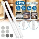 2PCS 20LED Under Cabinet Closet Lights Usb Kitchen Shelf Magnetic Strip Bar Lamp. Fixed Price $11.38.