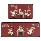 2PCS Fat Chef Kitchen Rugs Set Of Floor Mats For Cooking Non Slip Waterproo.... Fixed Price $38.30.