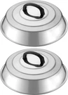 Haware 12.6 Inch Cheese Melting Dome Wok Lids, Round Stainless Steel Basting Cov. Fixed Price $30.32.