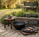 Cauldron With Cast Iron Lid-pan 12 Liters. Backyard Cooking. Fixed Price $139.50.