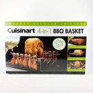 Cuisinart 4-IN-1 Bbq Grilling Basket 14.5" X 9.5" Wing Rack Rib New. Fixed Price $19.99.
