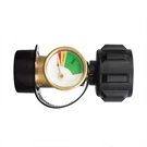 QCC1 Type Propane Tank Gauge Brass Adapter With Color Coded Dial Indicator. Fixed Price $18.89.