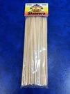 Vtg Package Of 100 Sticks 1991 Barbeque Master Skewers 10" Bamboo Old Cookout. Fixed Price $11.20.