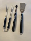 Char-broil Grill Barbecue Comfort Easy Grip Tools Set Spatula Tongs Brush. Fixed Price $19.99.