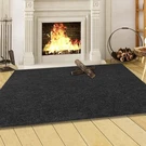 Besimple Fireproof Fireplace Hearth Rug Non Slip 30" X 48", Black. Fixed Price $26.05.