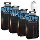 Homaisson 4 Pcs Magnetic Gas Level Indicator - Reusable Propane Tank Black. Fixed Price $14.76.