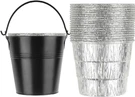 20-PACK Grease Liners And 1 Black Bucket For Traeger Grills Accessories. Fixed Price $29.58.
