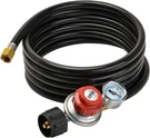 12 Ft 0-30PSI Propane Regulator High Pressure With Gauge QCC-1 Connection Ho. Fixed Price $44.29.