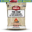 Hickory Oak Hardwood Pellets 20LB Five Star Blend Grilling Smoking Bbq Flavor Us. Fixed Price $16.34.