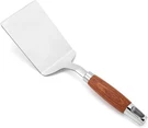 Eiks Stainless Steel Metal Spatula With Wooden Handle For Cast Iron Skillet Flat. Fixed Price $16.27.