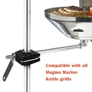 A10-080 Round Rail Grill Mount Bracket 7/8"-1" For Magma Kettles Boat. Fixed Price $44.01.