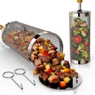 Rolling Grill Basket 2PACK,304 Stainless Steel With Removable Wo.... Fixed Price $35.88.