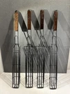 B2Q Grilling Kabob Baskets Bbq Tool Set - Black. Fixed Price $15.80.