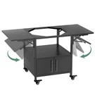 Grill Cart For Big Green Egg Large Kamado With Folding Side Shelves Wheels. Fixed Price $246.99.