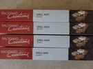 (4) Backyard Creations Black Bbq Non-stick Grill Mats 15-3/4" X 13" Meat Veggies. Fixed Price $7.50.